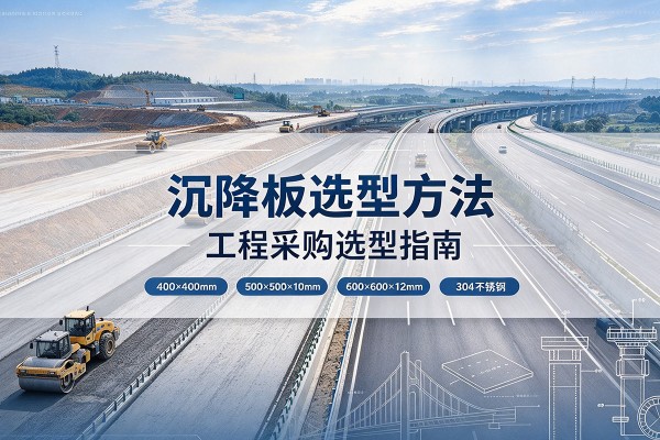 眉山沉降板选择方法