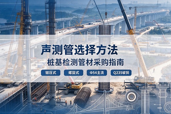 眉山声测管选型标准