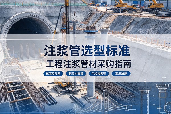 眉山注浆管选型标准
