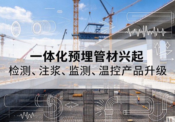 眉山一体化管材产品兴起，声测注浆一体管、多功能预埋管应用增多